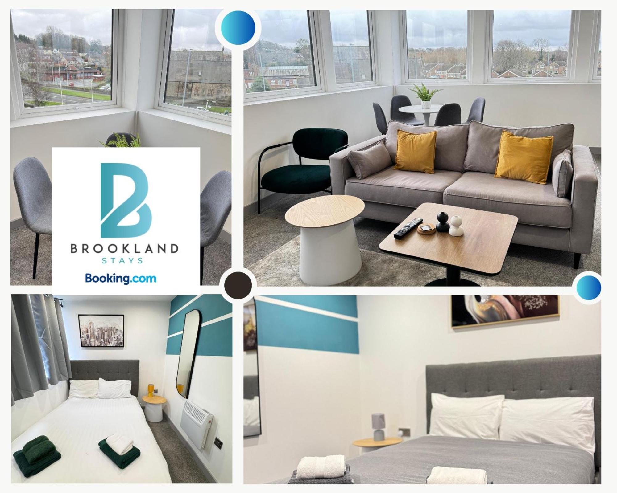 Fully Furnished 2-Bedroom With City View, Wifi And Free Parking By Brookland Stays Yeadon Екстер'єр фото